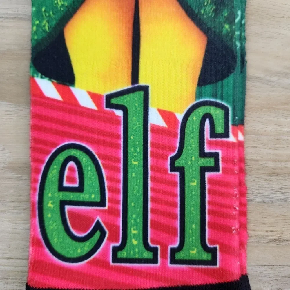 🔹️NWT Bioworld Green Buddy the Elf Novelty Socks Size 8-12